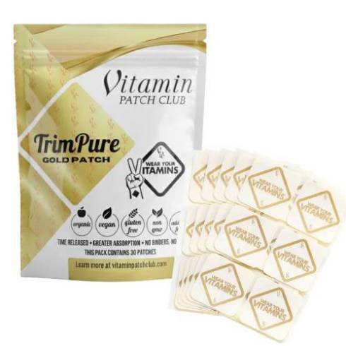 TrimPure Gold Patch daily metabolism booster for effortless fat loss